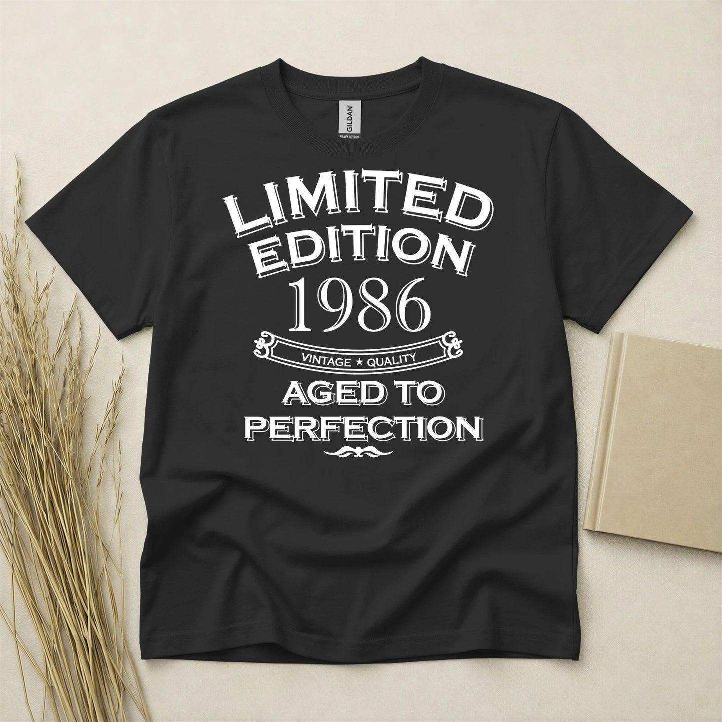 Limited Edition 1986 40th Birthday T Shirt Custom 40 Years Gildan Heavy Cotton