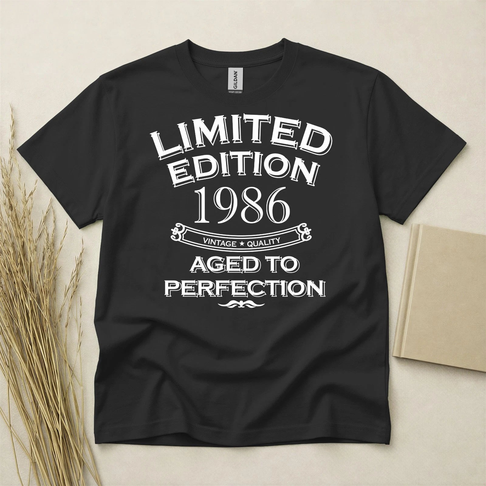 Limited Edition 1986 40th Birthday T Shirt Custom 40 Years Gildan Heavy Cotton