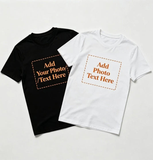 Personalized T Shirt Print Your Logo Photo Text Custom Made Tee for Kids & Adult