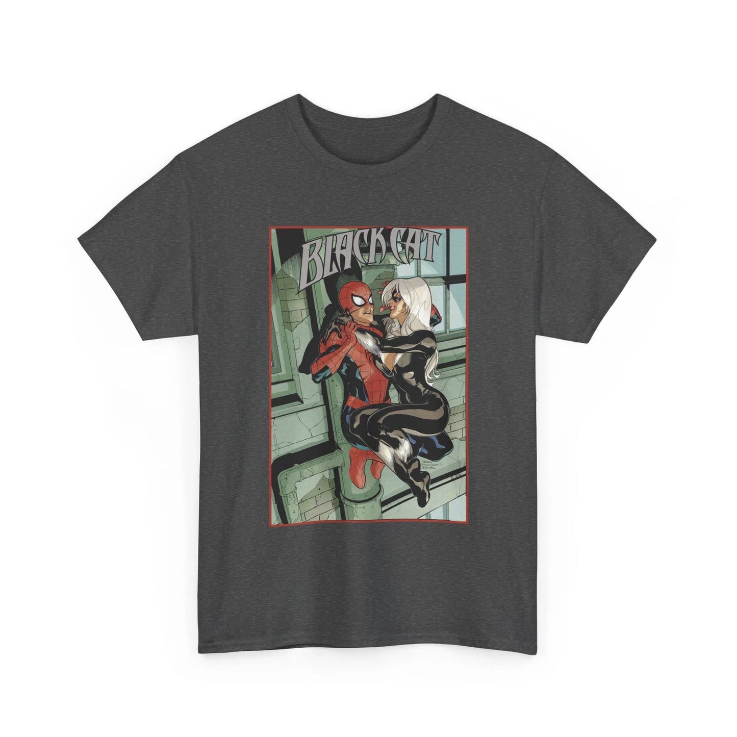 Black Cat T-Shirt - Terry Dodson Art - Felicia, Peter Parker - Marvel Comics