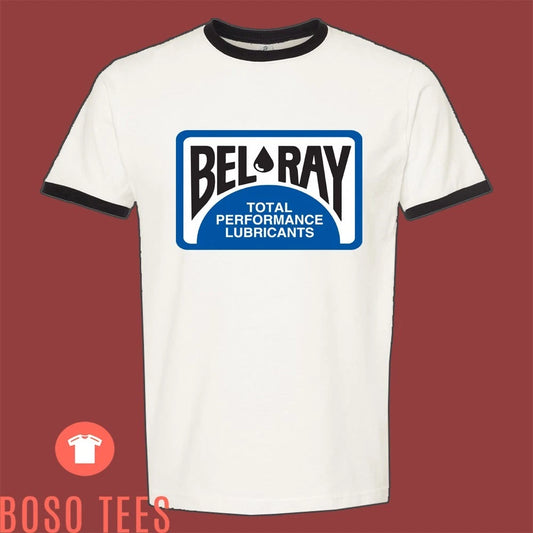 Bel Ray Racing Oil Men's Ringer Black Size S-3XL