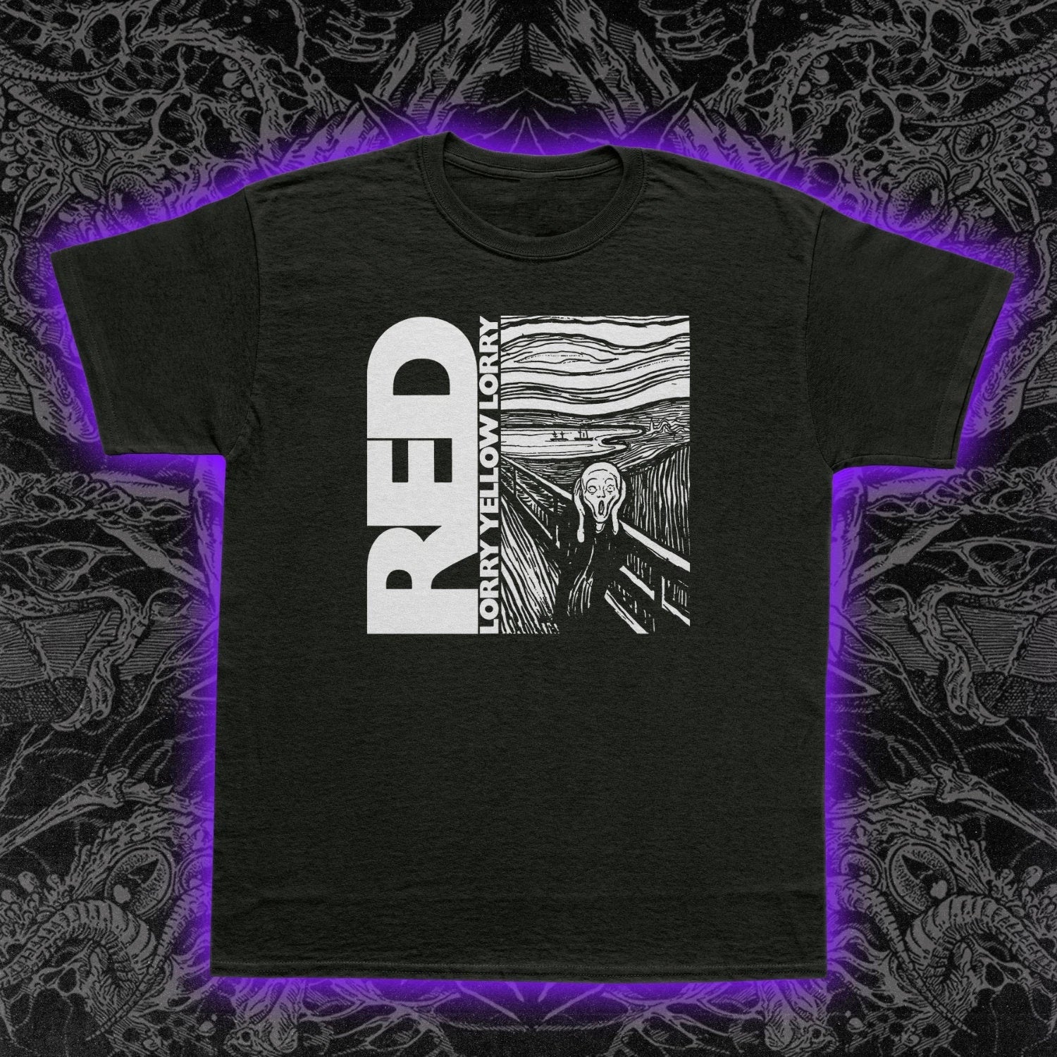 Red Lorry Yellow Lorry T-Shirt Post-Punk Goth Rock Indie UK Music Tee S-5XL