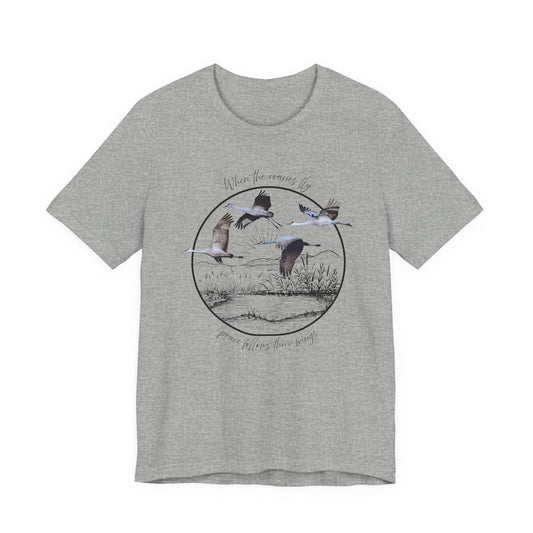 Sandhill Crane Shirt Birding Gift Bird Watching Birder Bird Nerd Birding Apparel