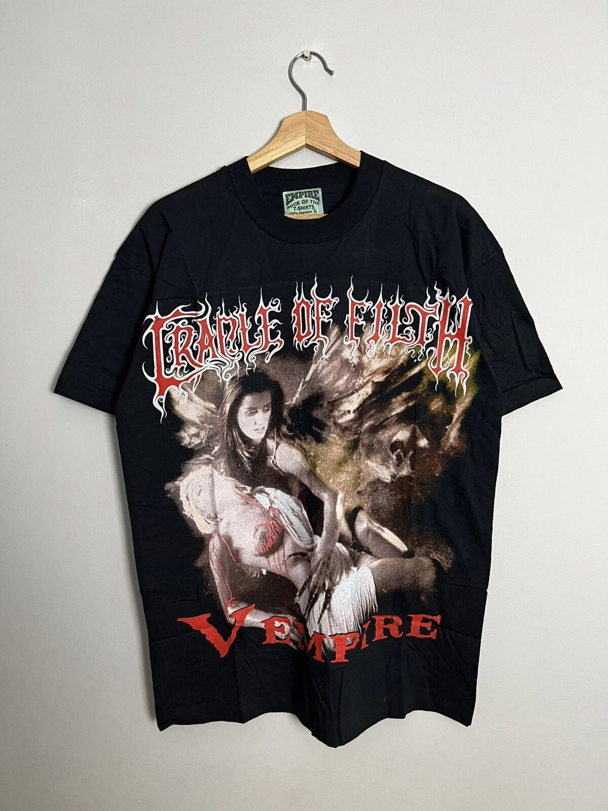 Rate Vintage 90s Cradle Of Filth Vempire Band T-shirt