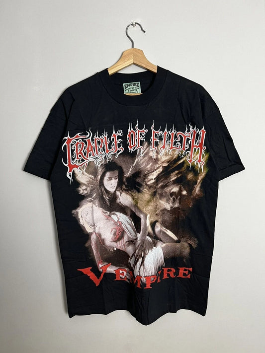 Rate Vintage 90s Cradle Of Filth Vempire Band T-shirt