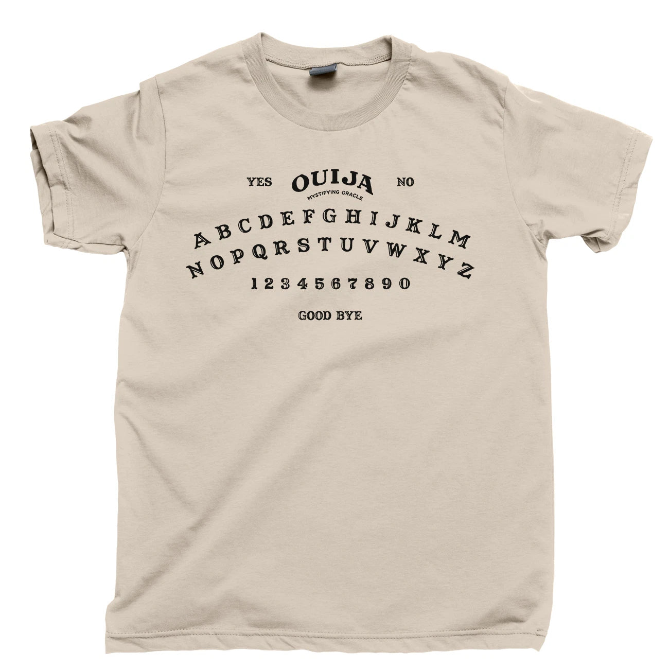 OUIJA BOARD T Shirt Talking Spirit Board Planchette Mystifying Oracle Seance Tee