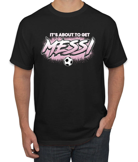 Its About To Get Miami Soccer GOAT Sports Men TShirt