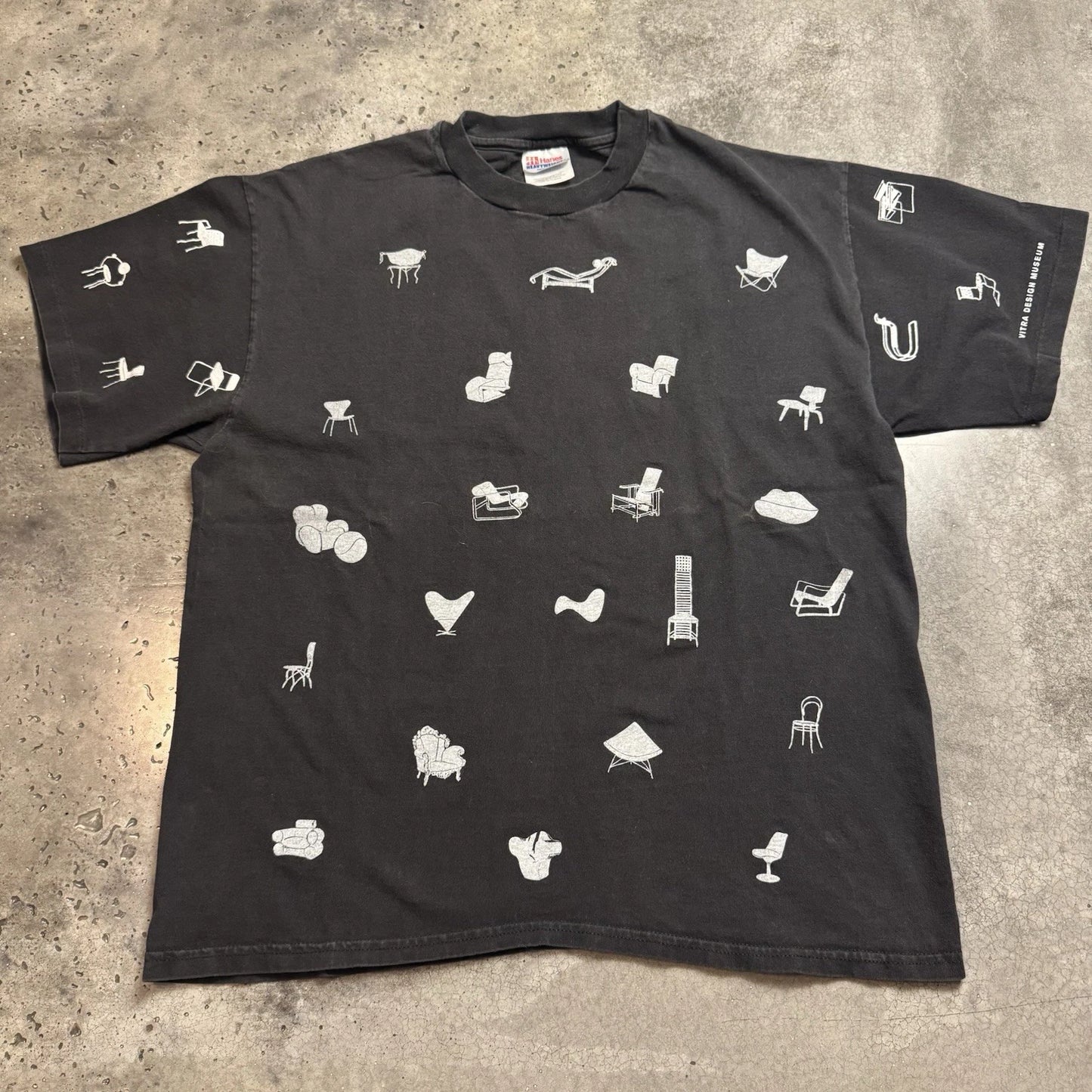 Vitra Design Museum T Shirt Vintage Chairs 90s Art Eames Herman Miller Large