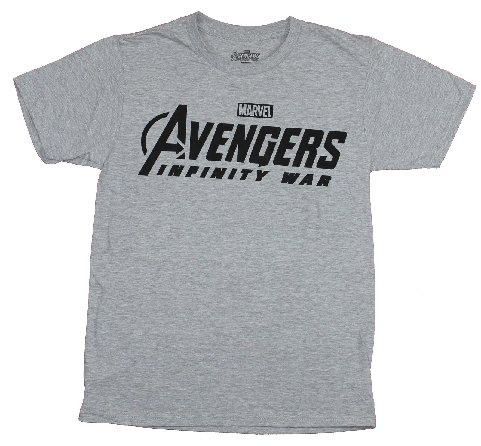Avengers Adult New T-Shirt- Infinity War Simple Word Logo