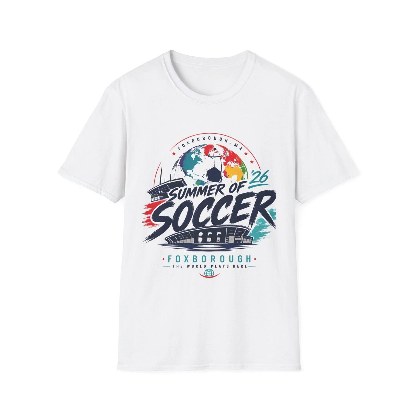 Summer of Soccer T-Shirt | Foxborough Stadium Graphic