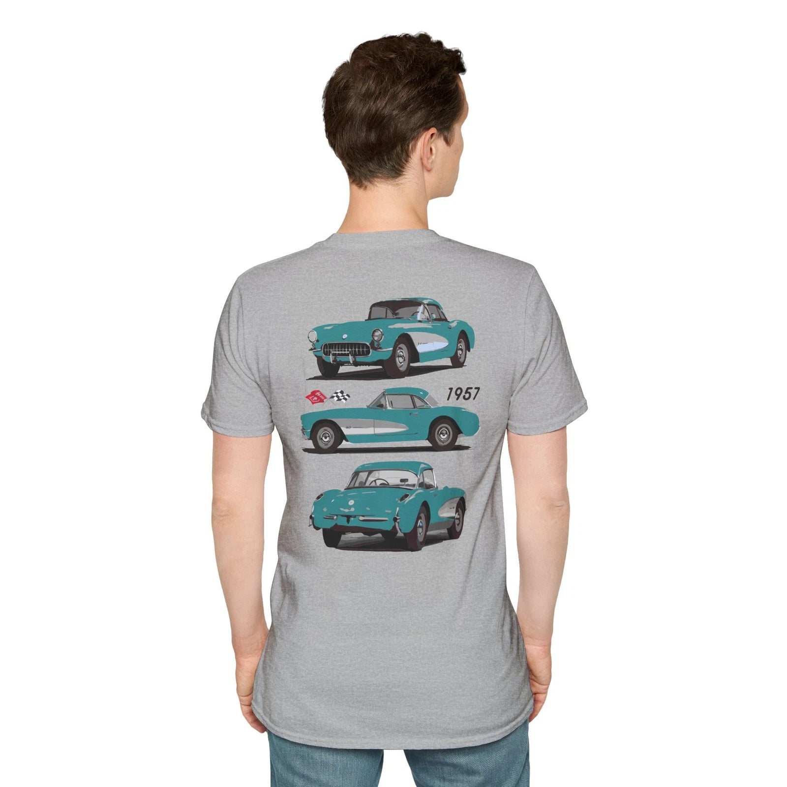 1957 Corvette Shirt for Classic Car Fans