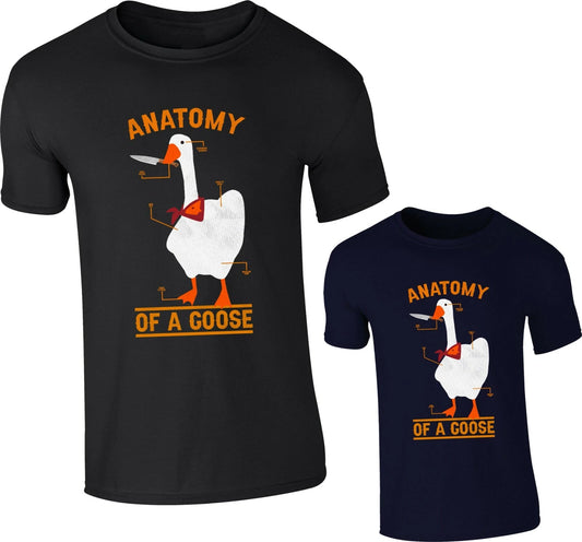 Anatomy of A Goose T-Shirt Funny Canadian Goose Knife Meme Joke Unisex Gifts Top