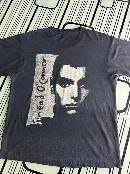 Vintage Sinead O Connor Shirt All Sizes S 5XL Alternative Rock Band Black Tee