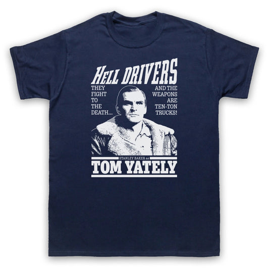 Hell Drivers Stanley Baker Tom Yately Tribute Adults T-Shirt All Sizes & Cols