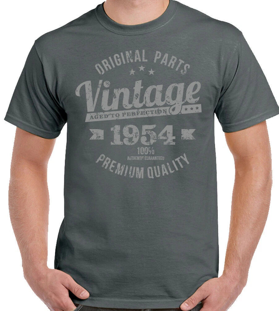 Vintage Year 1954 Premium Quality Mens 72nd Birthday T-Shirt 72 Year old Gift