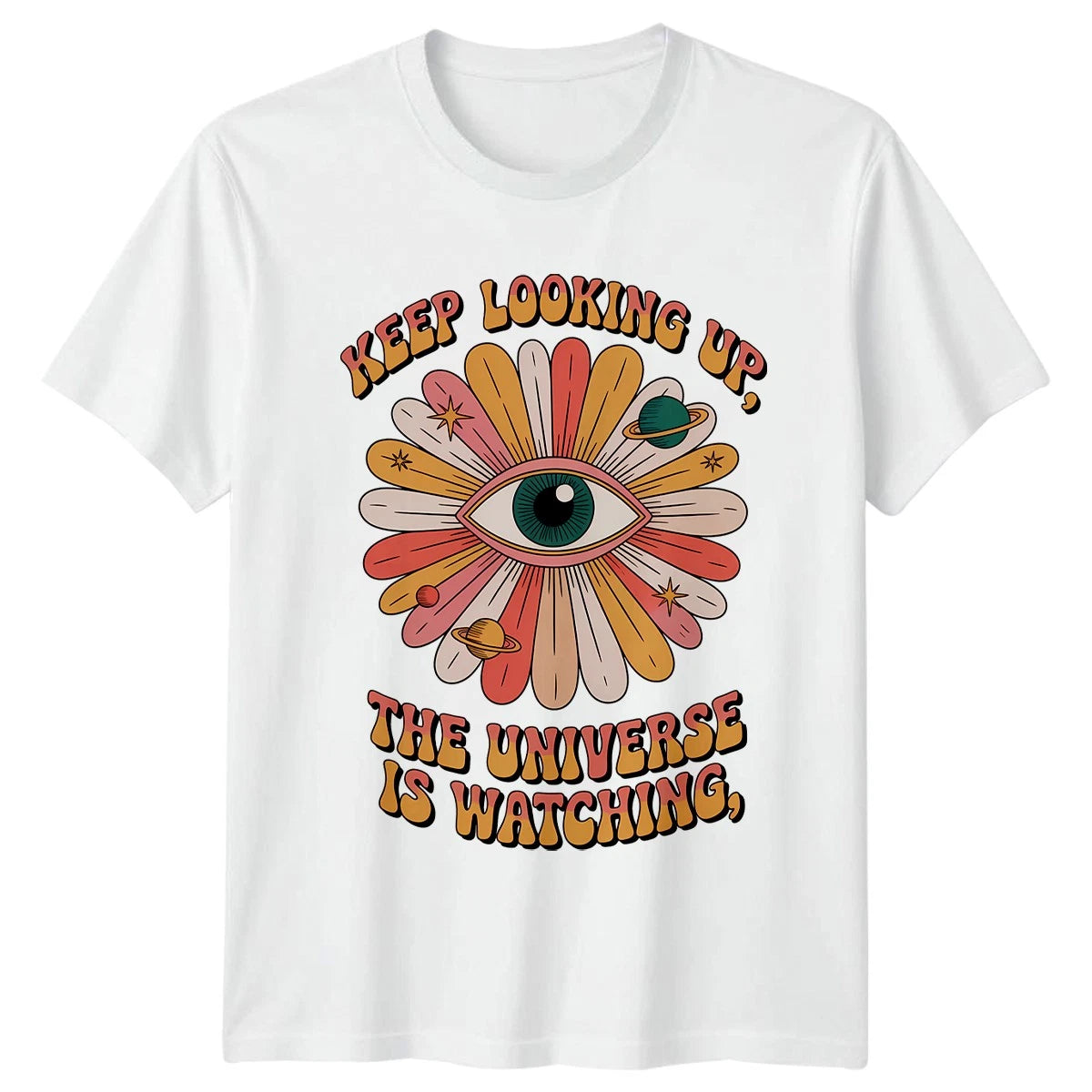 Keep Looking Up The Universe T-Shirt Cosmic Mysticism