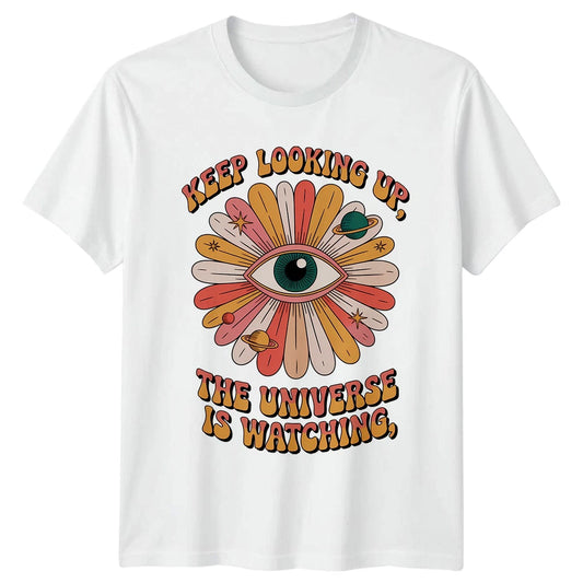 Keep Looking Up The Universe T-Shirt Cosmic Mysticism