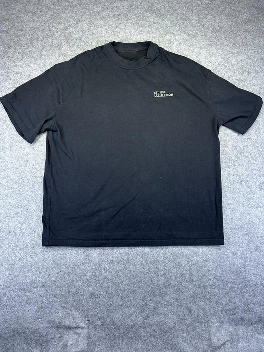 Lululemon Mens Brushed Heavyweight Cotton Crewneck T-Shirt Sz L Athleisure