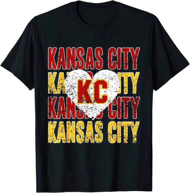 Vintage Kansas City Retro Script Classic City Pride Men Women T Shirt