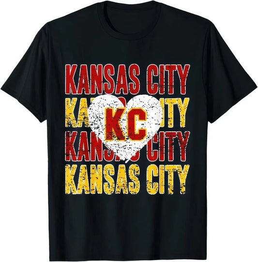 Vintage Kansas City Retro Script Classic City Pride Men Women T Shirt