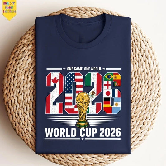 World Cup 2026 Soccer Graphic Tee, USA Football Graphic Tee