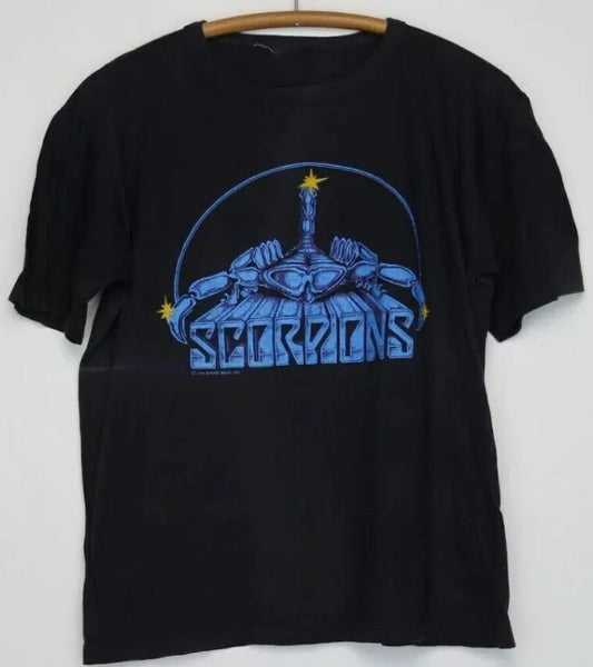 1979 Scorpions Lovedrive T-Shirt Unisex Vintage Black Cotton Tee