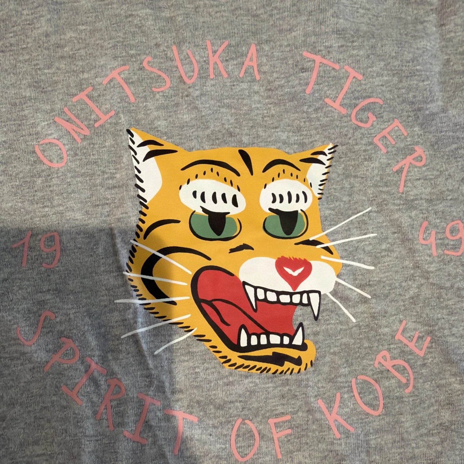 Onitsuka Tiger GRAPHIC TEE 100% Cotton Short Sleeves Simple  JAPAN NEW