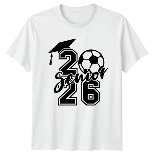 Senior 2026 T-Shirt Soccer Graduation Graduation Gift For Him And Her