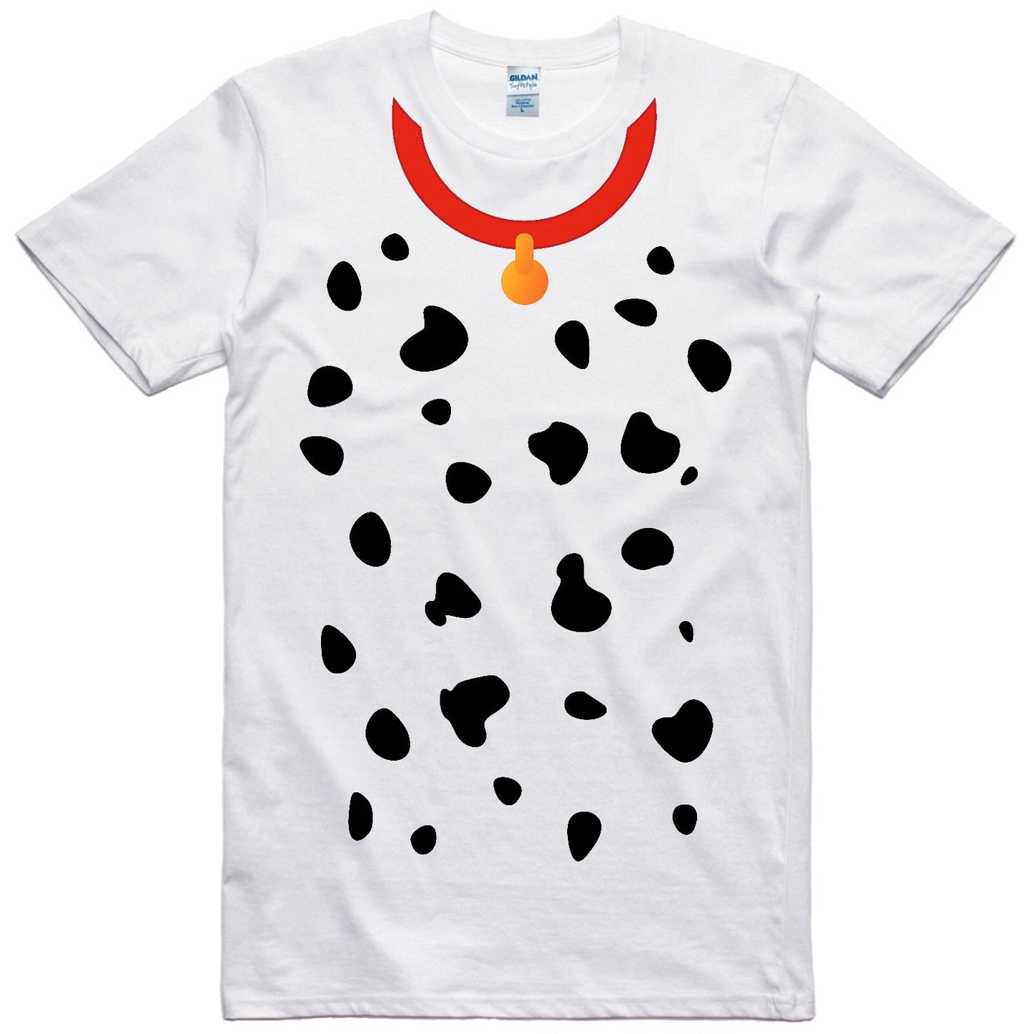 World Book Day Dalmation T Shirt Costume / Halloween Fancy Dress Cotton Tee