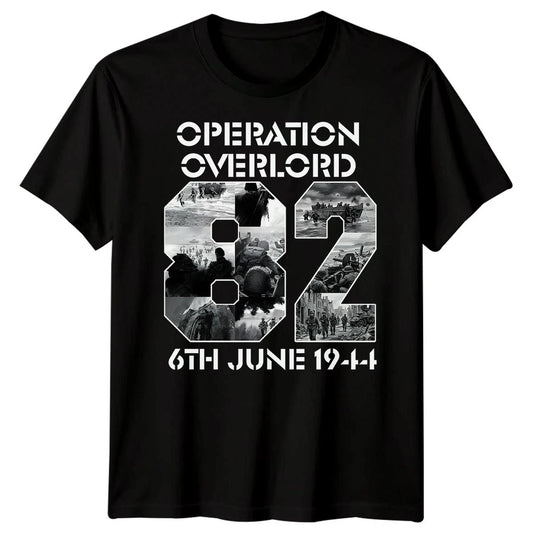 Family Operation Overlord 6-June 1944 D-Day T-Shirt Tee World War II Normandy#DD