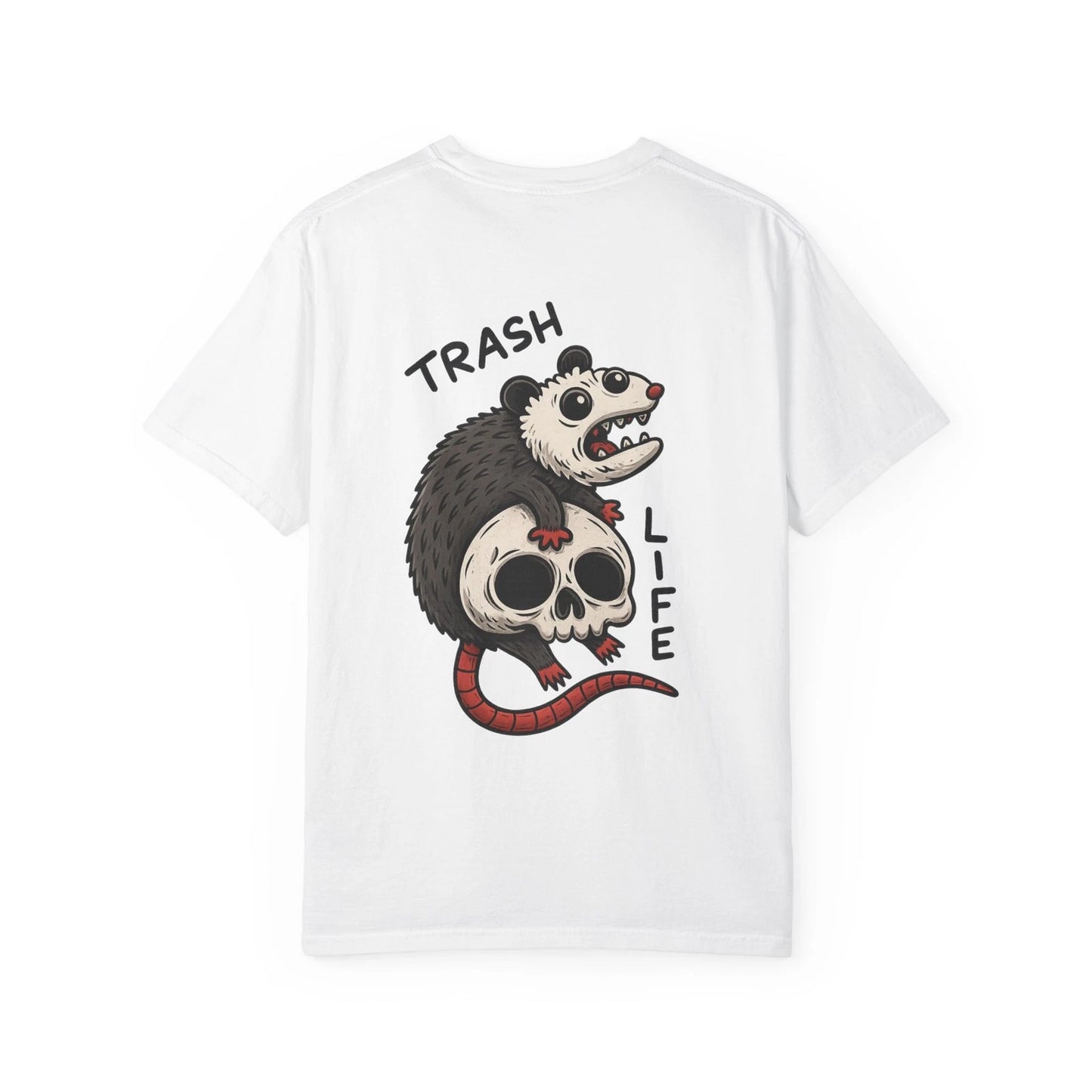 Trash Life Unisex Garment-Dyed T-shirt, Casual Tee, Unique Graphic Shirt, [...]