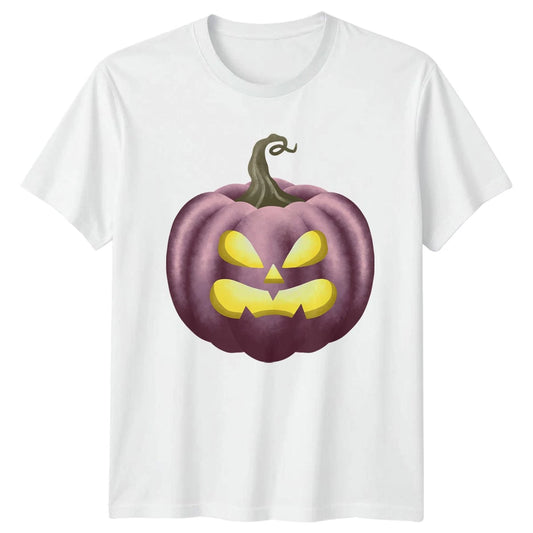 Glowing Pumpkin Face T-Shirt Jack O Lantern Halloween Gift For Him And