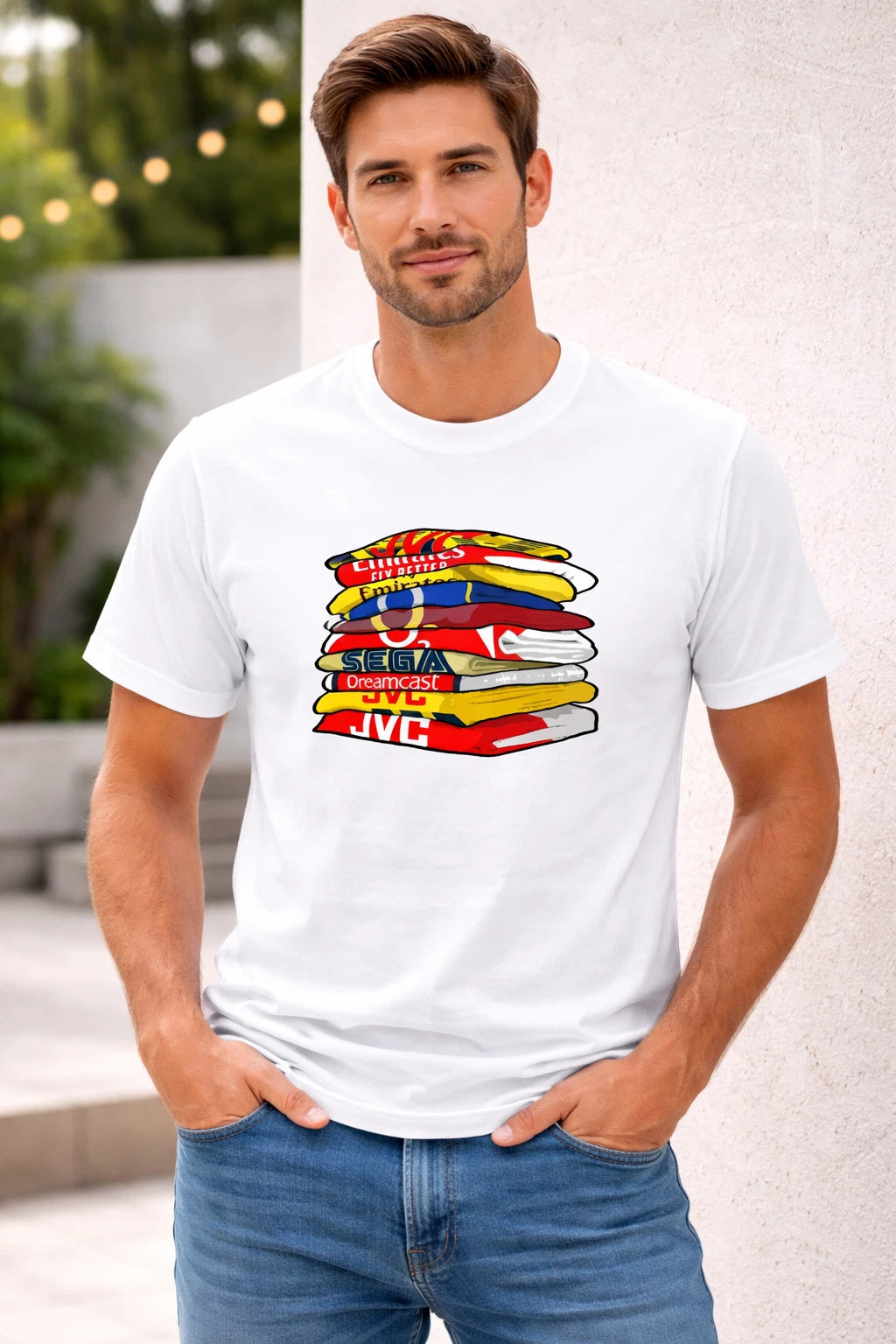 England Arsenal  Soccer Fan T-Shirt – Retro Football Graphic Tee size 2XL