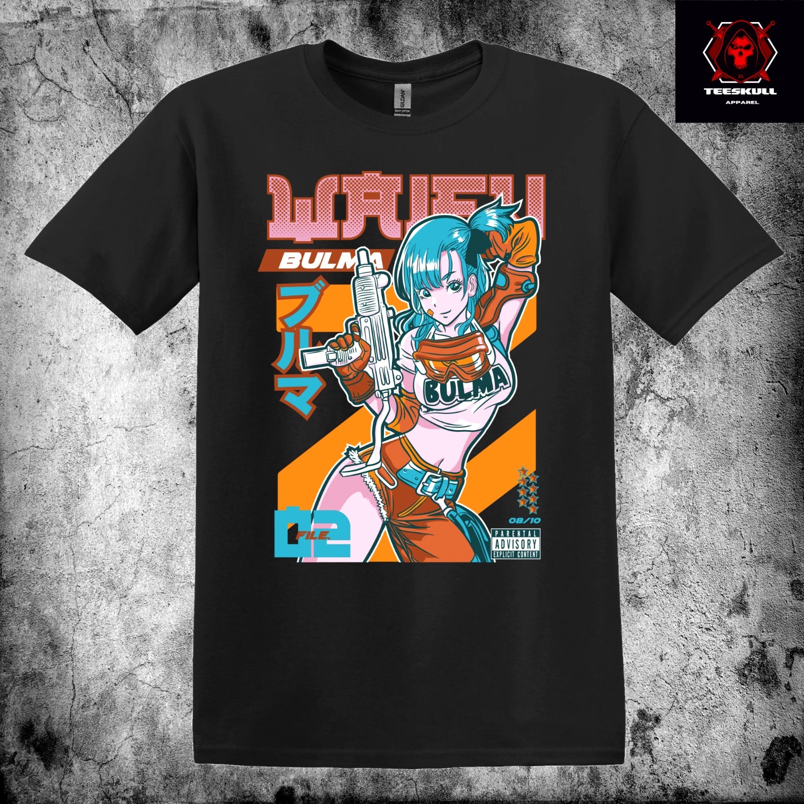 Bulma 'Dragon Ball Z' Anime Waifu Character Unisex Premium Cotton T-Shirt 🔥