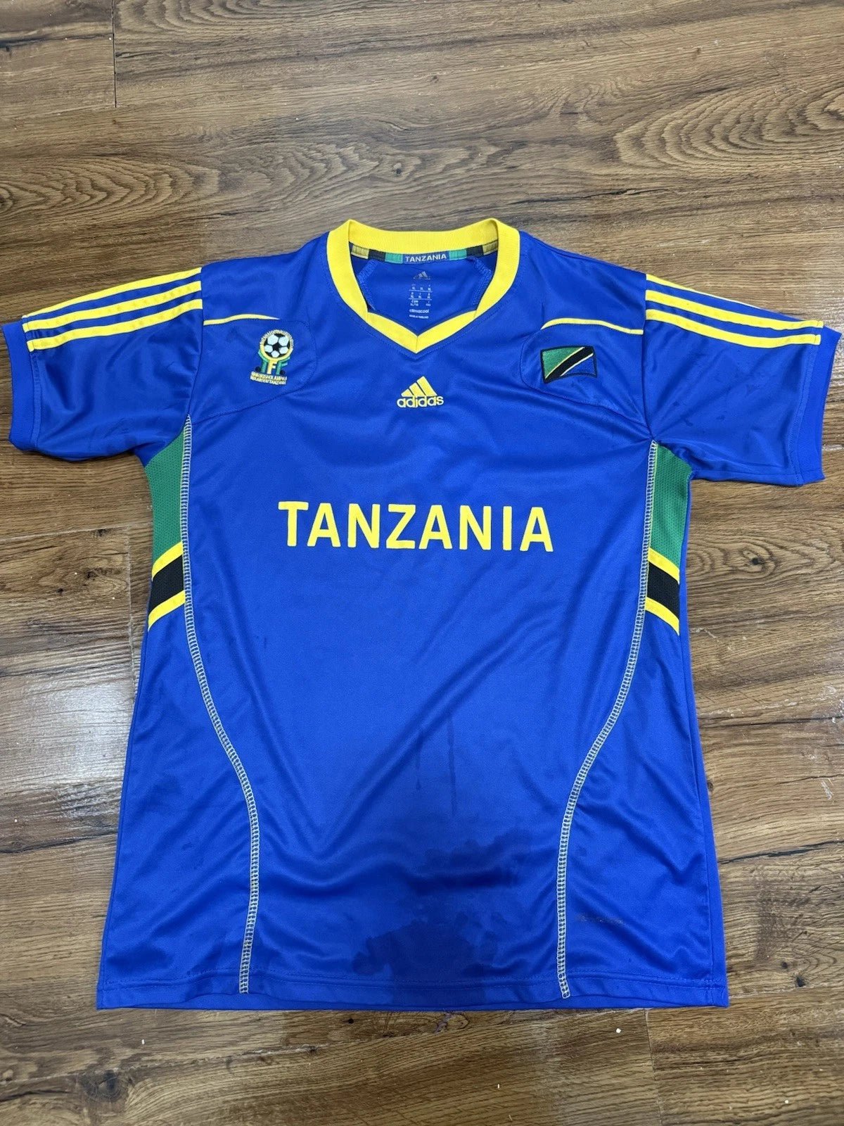 Authentic Adidas Tanzania Soccer Jersey Climacool
