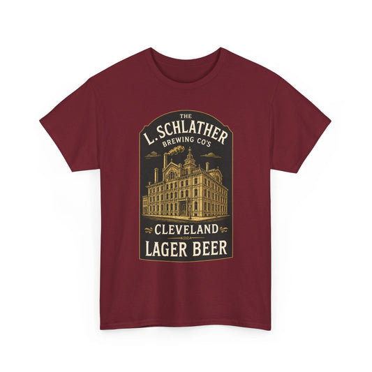 L. Schlather Brewing Co Cleveland OH Pre-Pro Lager Beer Retro Breweriana T-Shirt