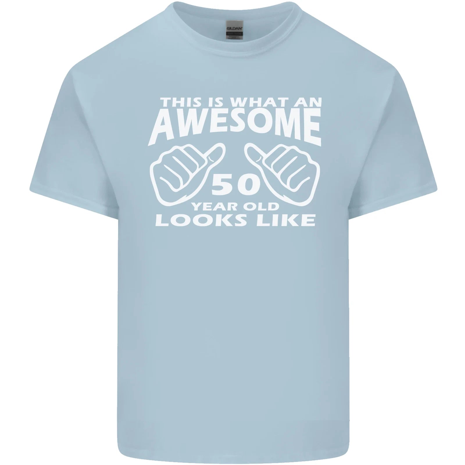 50th Birthday 50 Year Old This Is What Mens Cotton T-Shirt Tee Top