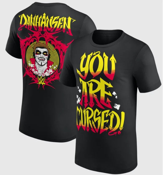 Danhausen You Are Cursed Tee Wrestling Graphic T-Shirt Fan Shirt S-5XL