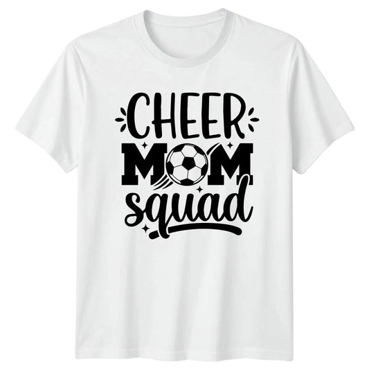 Cheer Mom Squad Womens T-Shirt Soccer Mom Soccer Mothers Day Gift For Her