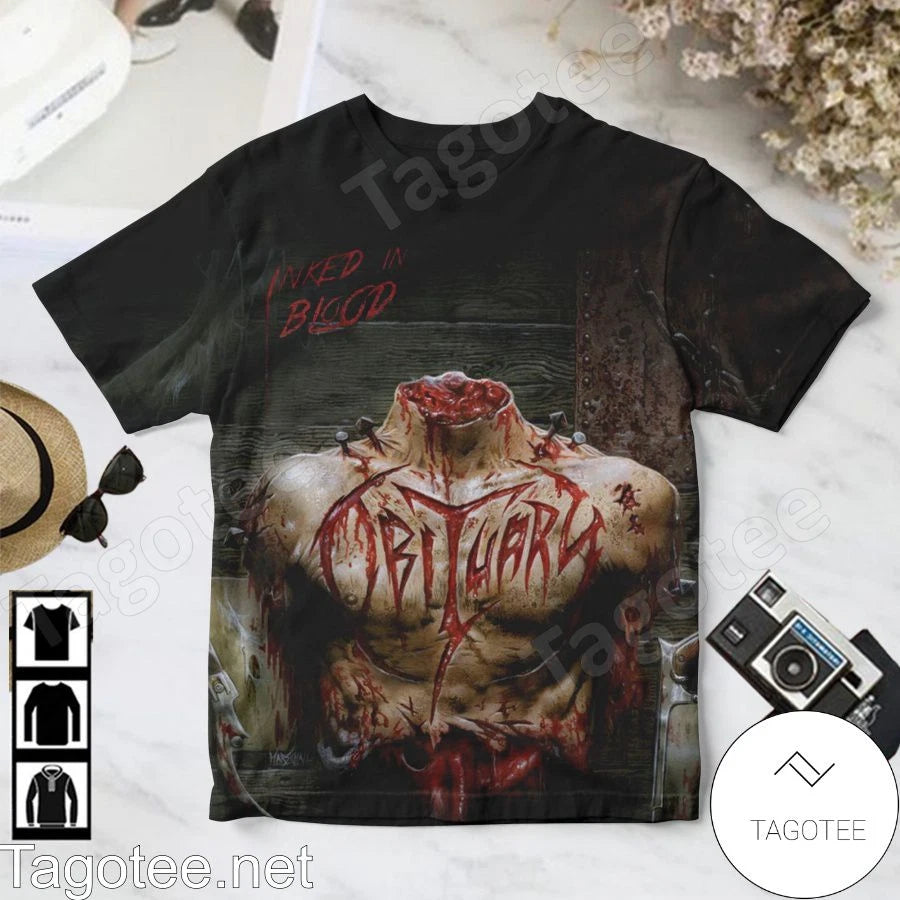 Special Obituary Inked In Blood Album All Over Print S-5XL 3D Shirt Men's VA697