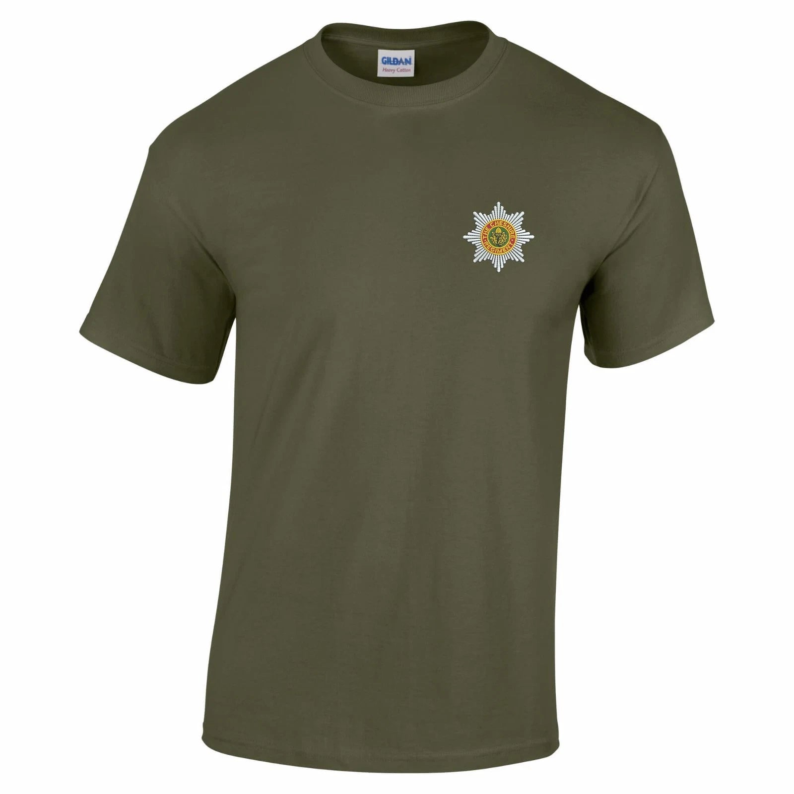 OFFICIAL Cheshire Regiment Embroidered 100% Cotton T-Shirt