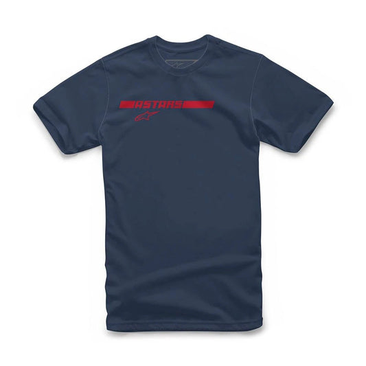 Alpinestars Fastback T Shirt Men Motorcycle Motorbike Tee -Casual wear Navy (70)