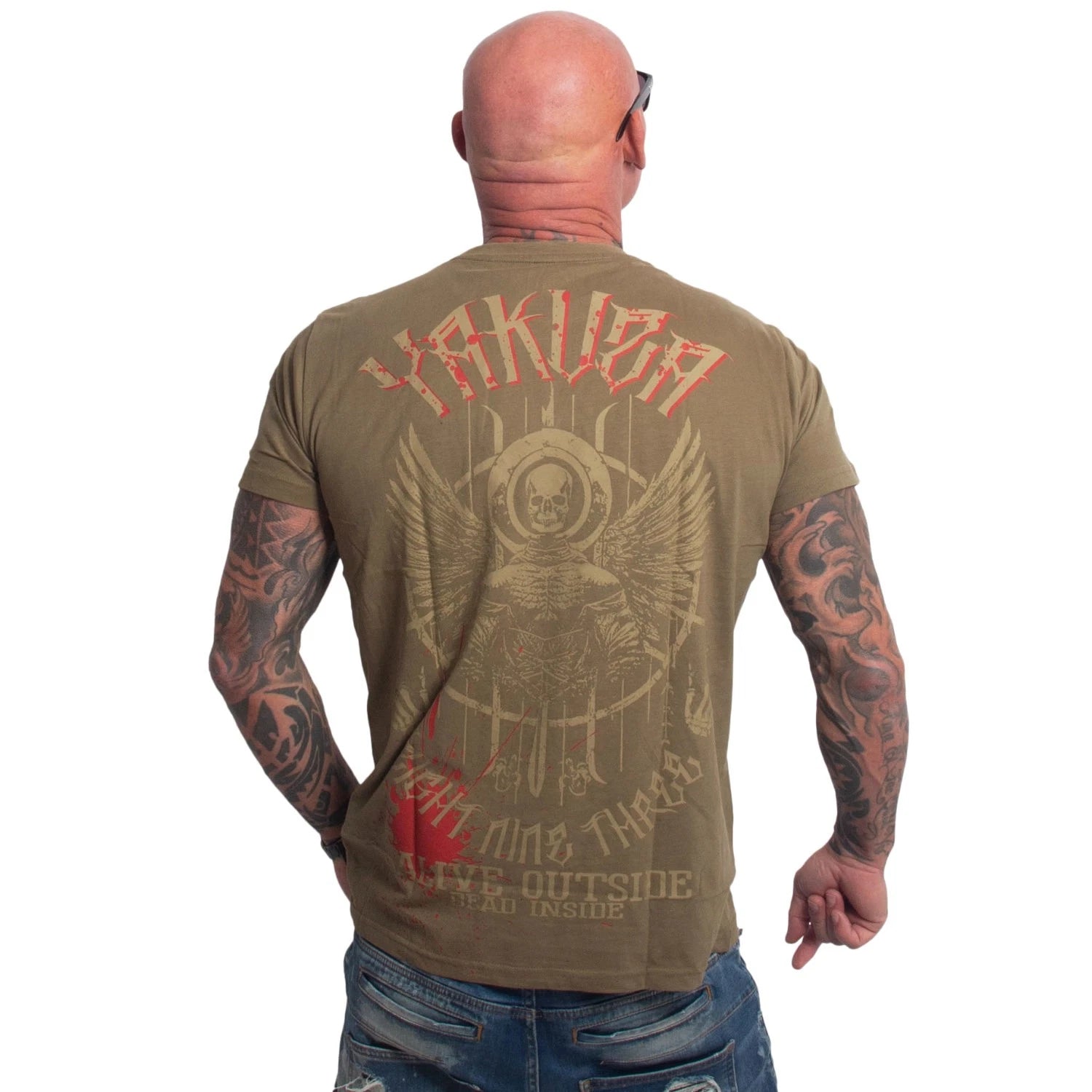 New Yakuza Men's Outside Regular T-Shirt - Burnt Olive