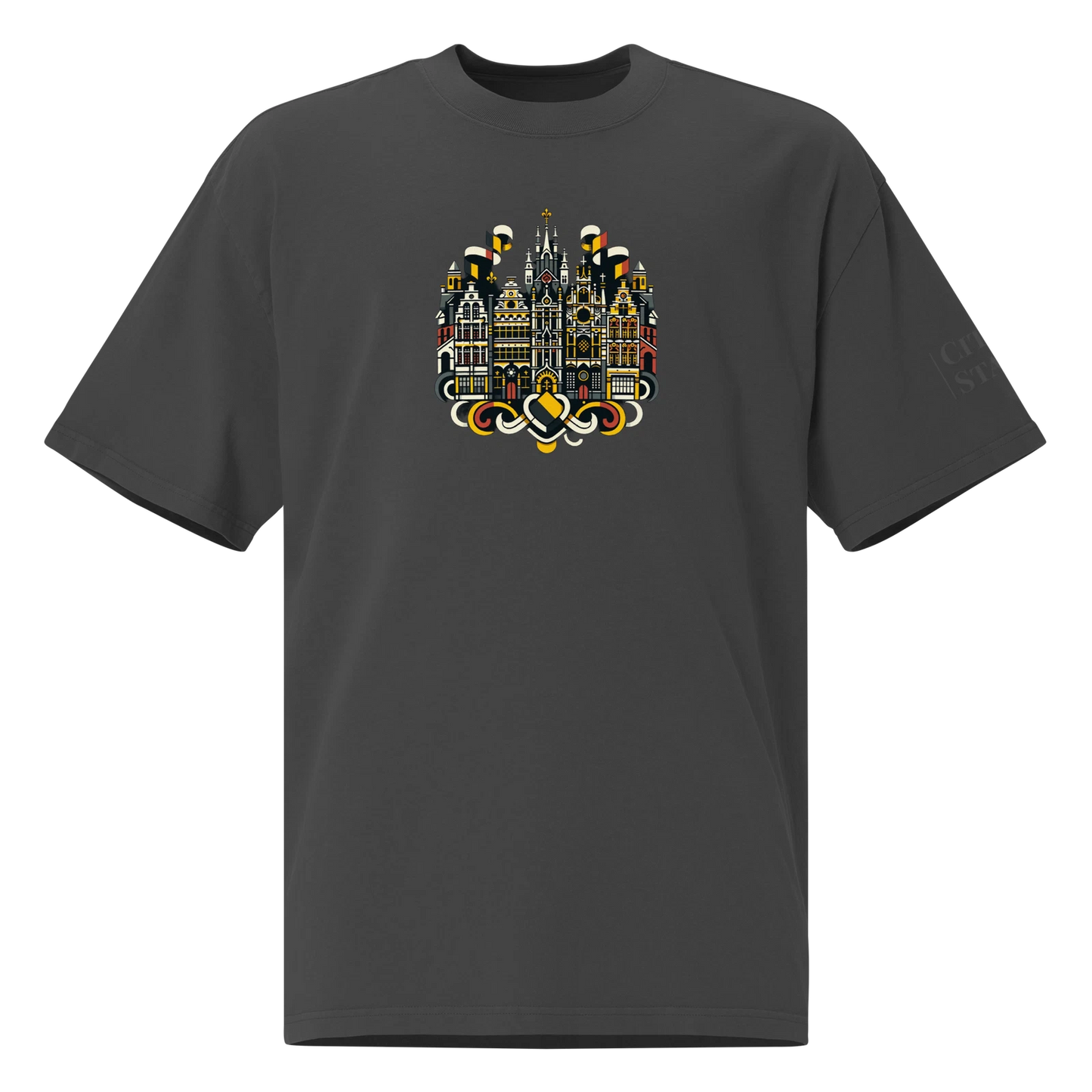 Oversized faded t-shirt (BELGIUM)