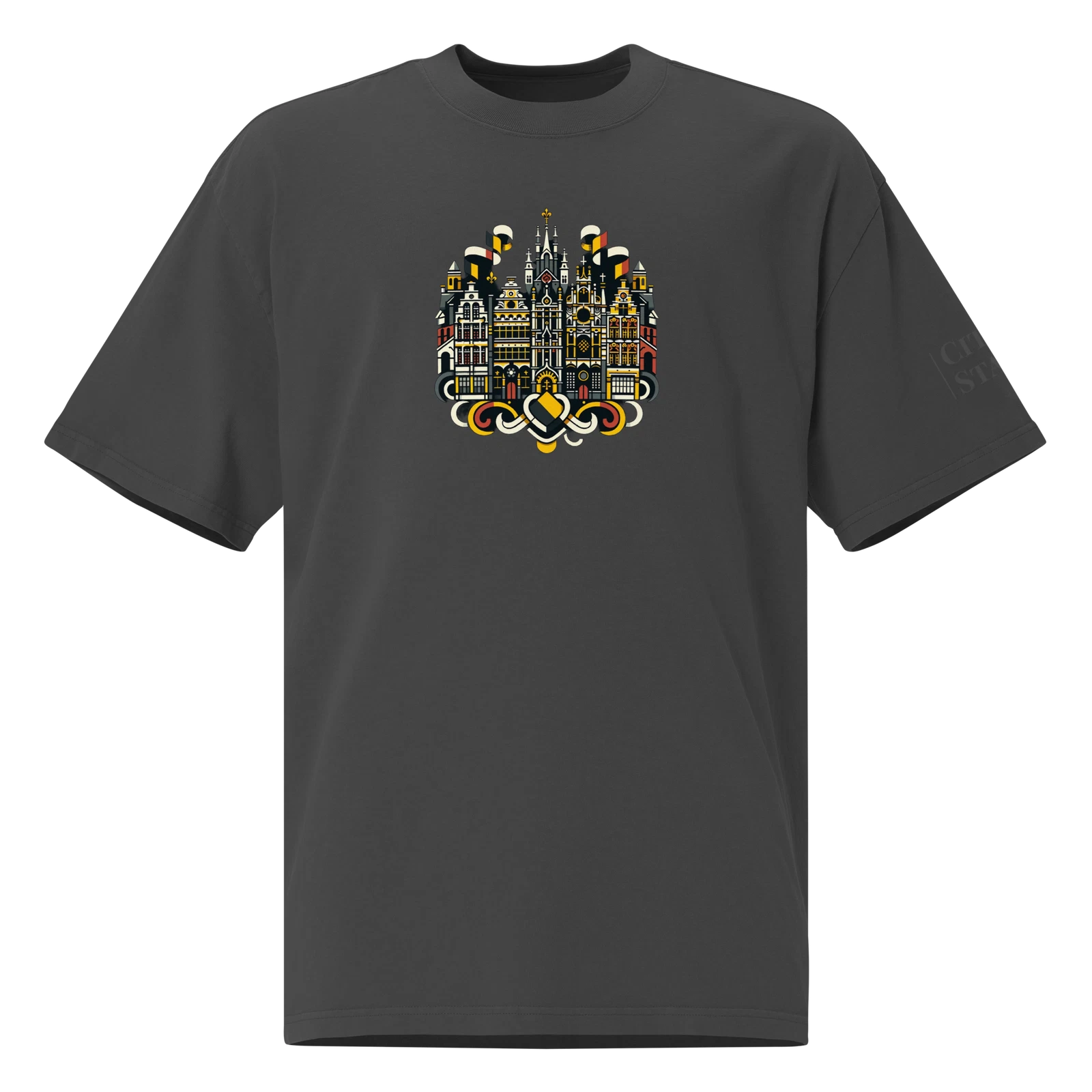 Oversized faded t-shirt (BELGIUM)