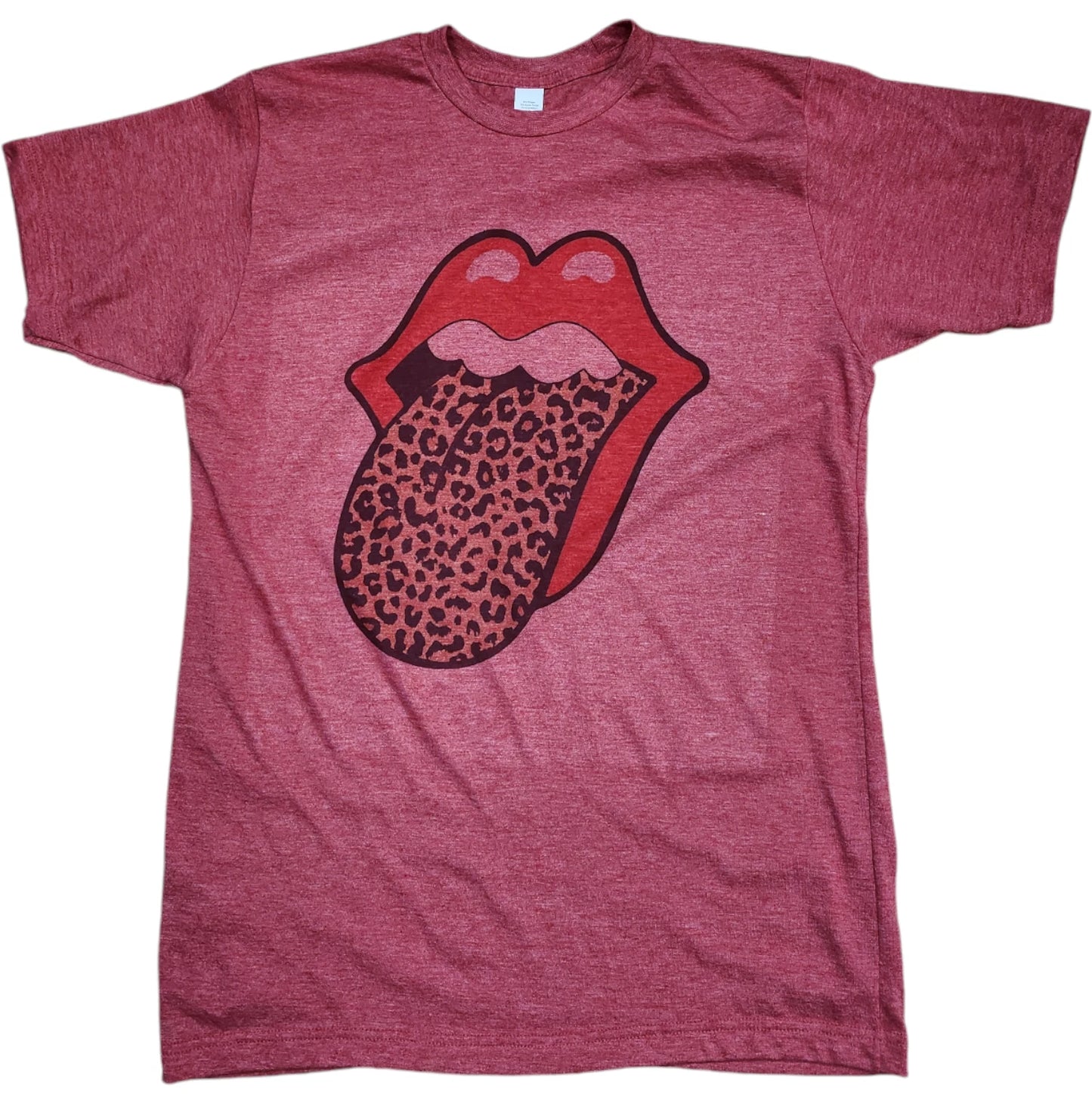 THE ROLLING STONES vintage red Mens T-shirts soft style