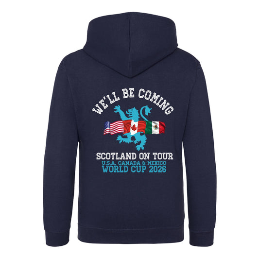 Scotland We'll Be Coming World Cup 2026 hoodie, Scottish Supporters Jumper