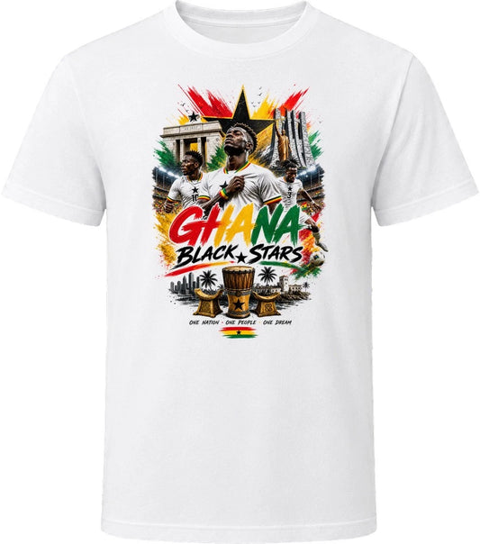 Ghana Black Stars Soccer Football 2026 National Pride T Shirt