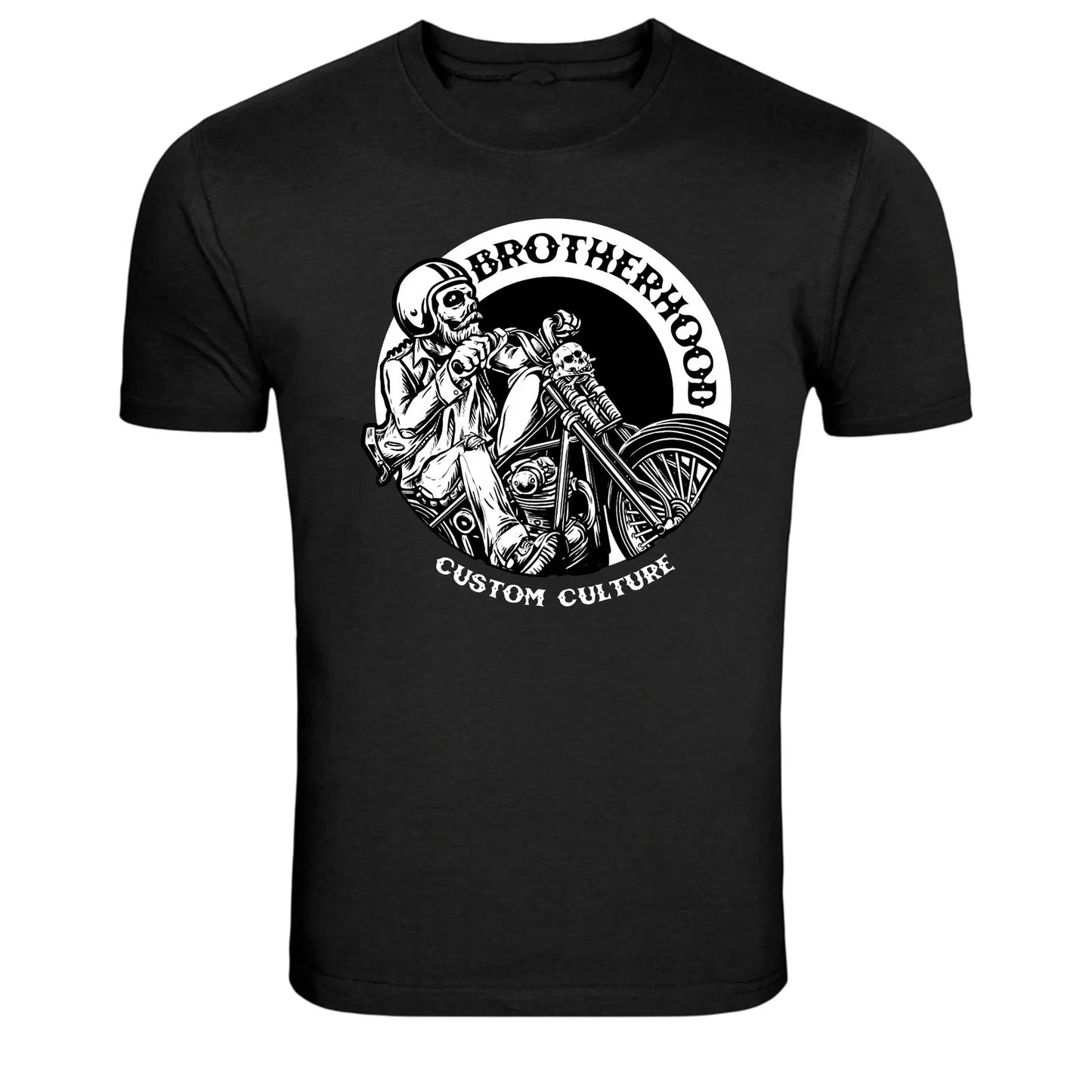 Brotherhood Custom Culture Chopper Rider Graphic T-Shirt