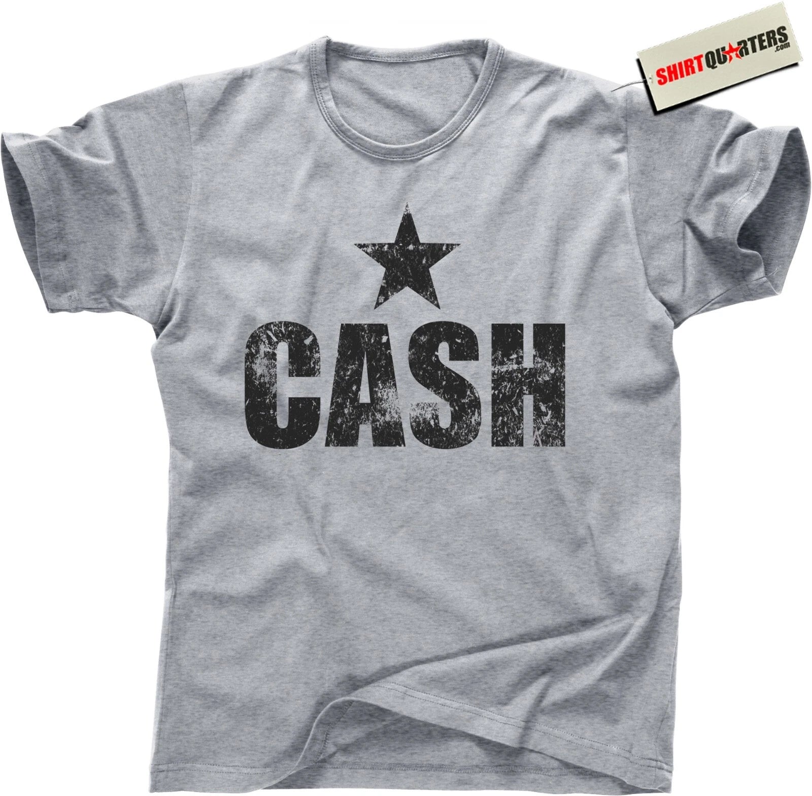 Outlaw Country Star Shirt – Vintage Man in Black Style Tee Roadhouse Honky Tonk